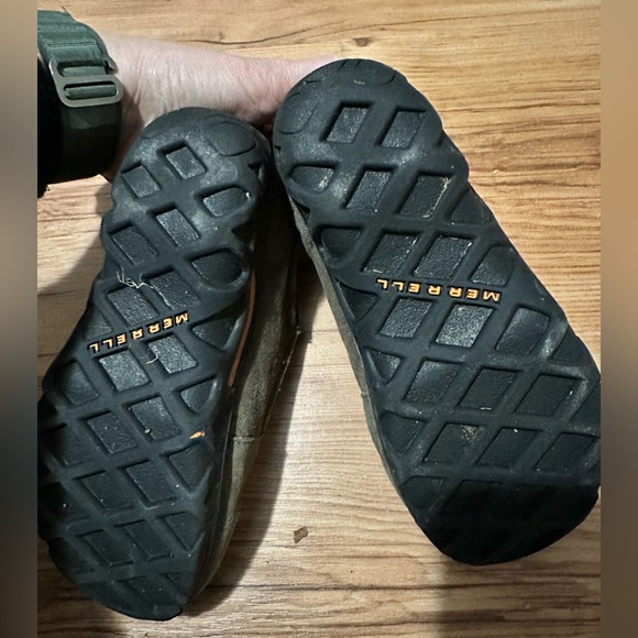 Kids leather Merrill slip on jungle moccasin kids size 13 - Picture 3 of 4